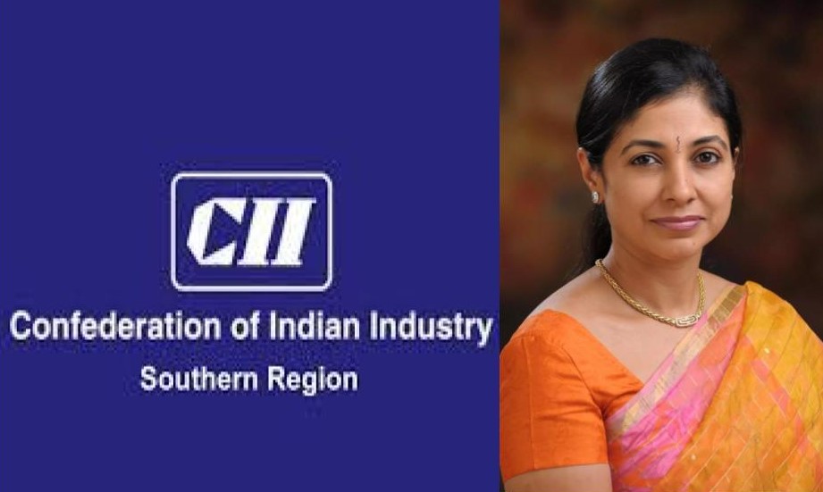 R. Nandini, Managing Director, Chandra Textiles Pvt Ltd, took over as chairperson of CII, Southern Region, for 2024-25